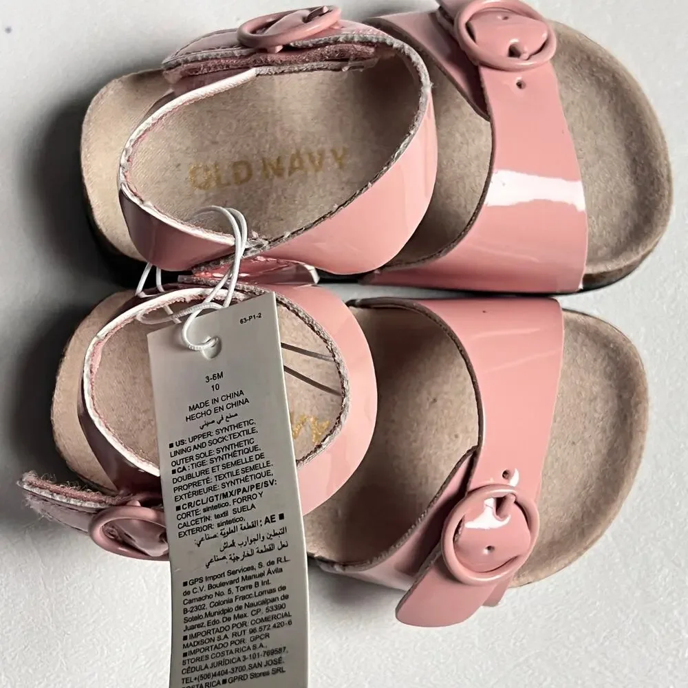Old Navy Faux Leather Baby Shoes Sz 3-6M